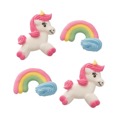 72 pcs Sugar set unicorn, flat 