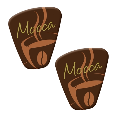 140 pcs Special decorations  Mocca , dark chocolate 