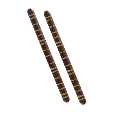 162 pcs Rods, dark chocolate, strips 
