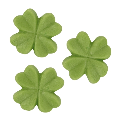 100 pcs Marzipan clover leaves 