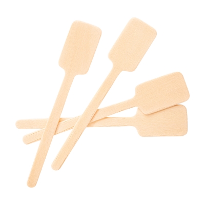 100 pcs Mini wooden spatulas write ons 