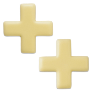 96 pcs Swiss cross, white chocolate 