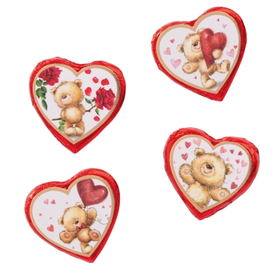 Big praline hearts „bears“ 