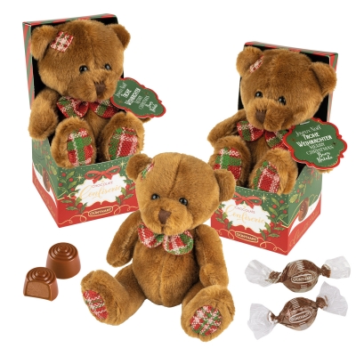 12 pcs Plush teddy in box 